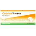 CETIRIZIN Vividrin 10 mg Filmtabletten Verfall 09 / 2024